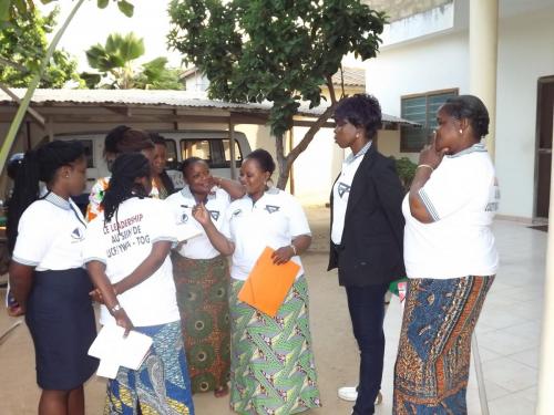 Photo projet leadership au sein de YWCA Togo