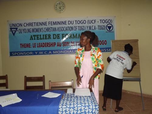Photo projet leadership au sein de YWCA Togo 1
